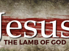 Jesus the lamb of God