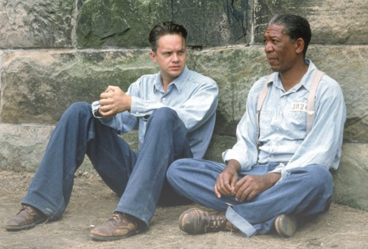 Red and Andy in Shawshank Redemption