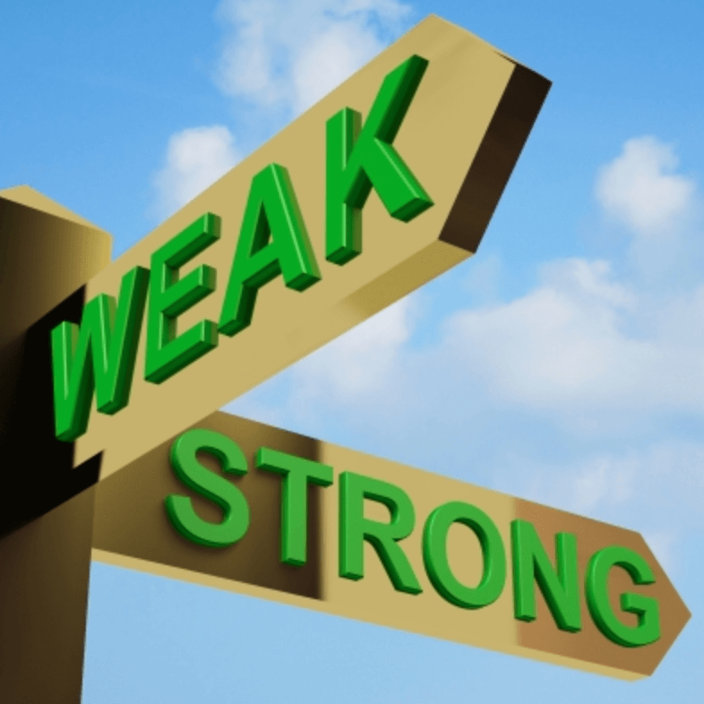 Weak versus strong street signs