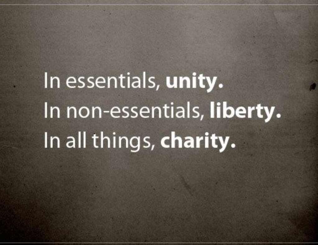 In essentials, unity quote